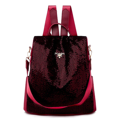 Stylish Oxford Cloth Backpack - Lightweight Shoulder Bag for Teen Girls & Women, Perfect for School & Travel