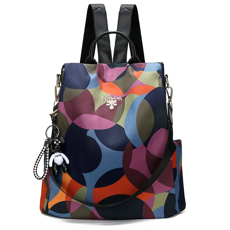 Stylish Oxford Cloth Backpack - Lightweight Shoulder Bag for Teen Girls & Women, Perfect for School & Travel