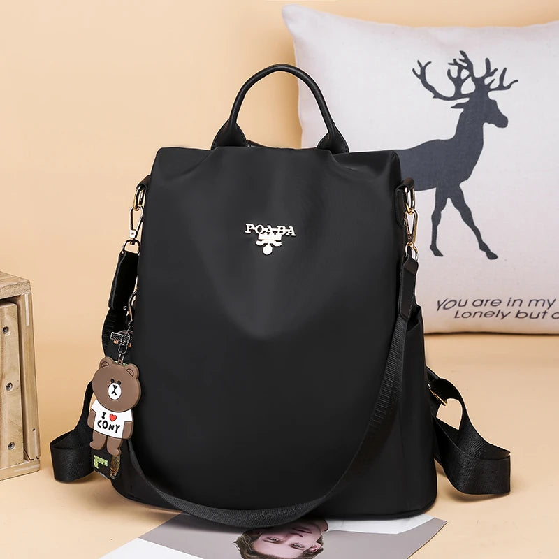 Stylish Oxford Cloth Backpack - Lightweight Shoulder Bag for Teen Girls & Women, Perfect for School & Travel