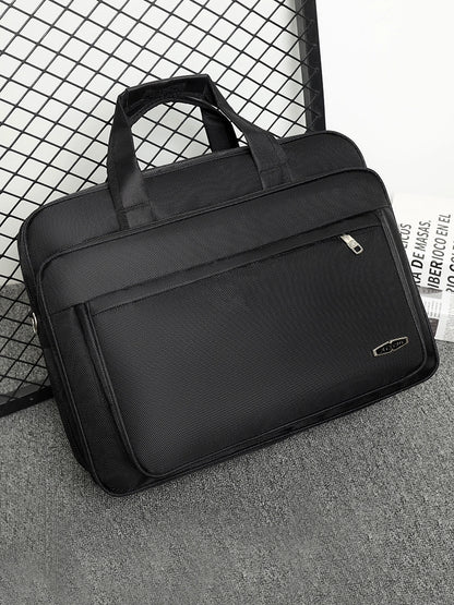 Ultimate Business Powerhouse: 19-Inch Large Capacity Men's Handbag for Laptops & Notebooks