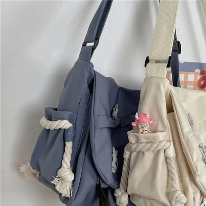 Stylish and Versatile Large Capacity Crossbody Bag for Teens