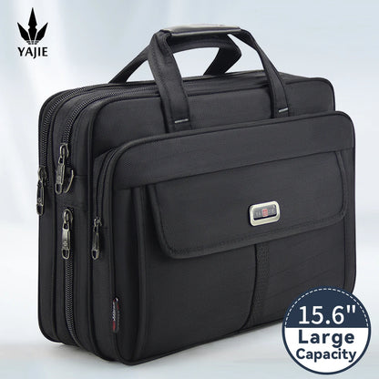 Bold Canvas Executive Briefcase - Waterproof 15.6" Laptop Bag with Large Capacity for the Modern Professional