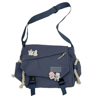 Stylish and Versatile Large Capacity Crossbody Bag for Teens