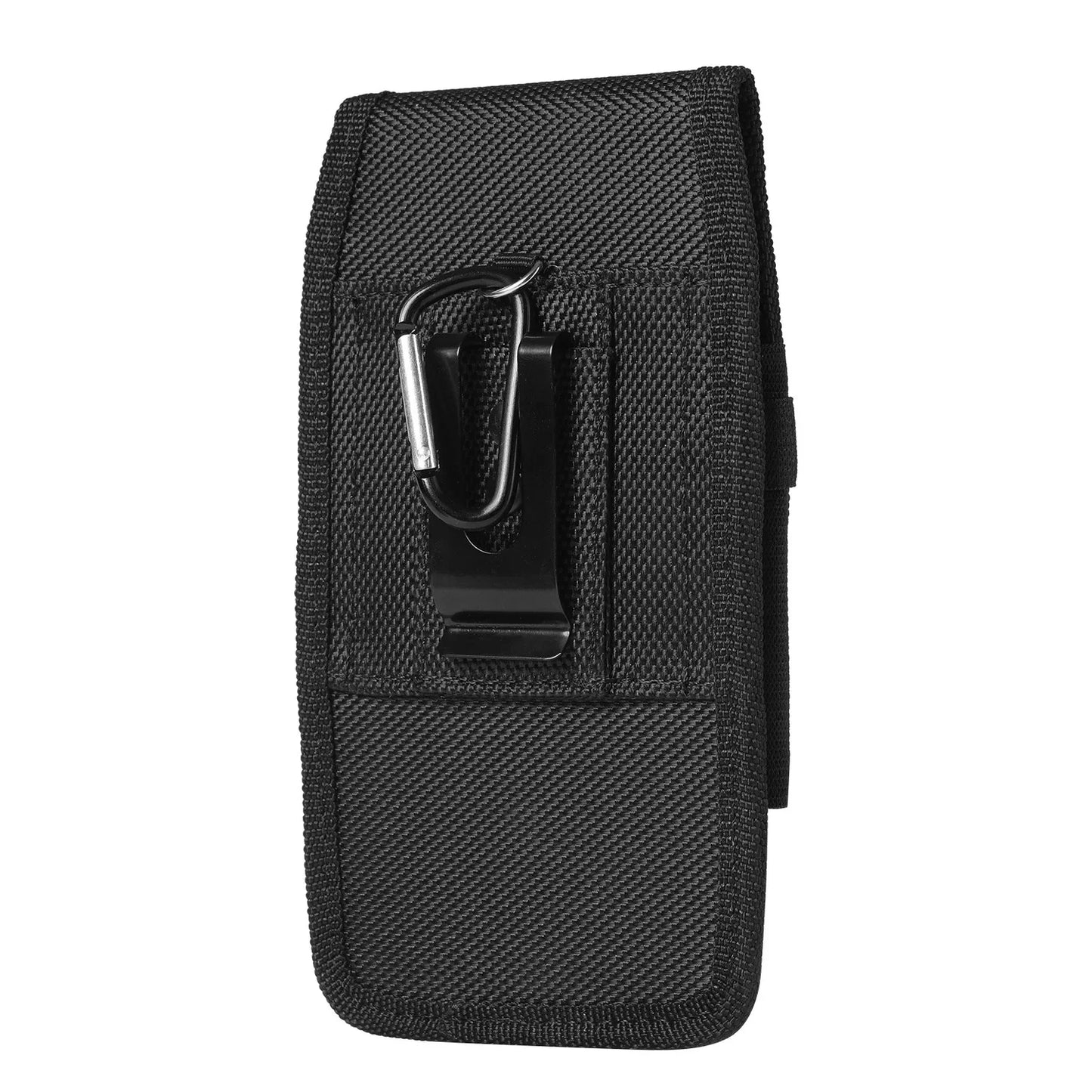 Versatile Unisex Nylon Waist Bag - Compact Cell Phone Holster with Belt Loop