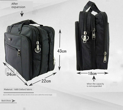 The Ultimate 17-Inch Business Trip Travel Sling - High-Capacity Printer & Computer Bag