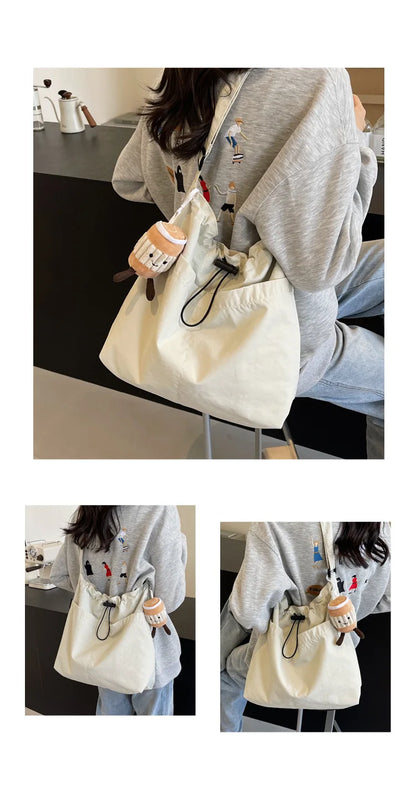 "2024 Fashion-Forward Nylon Shoulder Bag - Anti-Wrinkle, Lightweight, Large Capacity Crossbody Tote