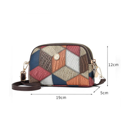 Yogodlns Luxury Designer Plaid Handbag - Chic Women's Messenger & Shoulder Bag