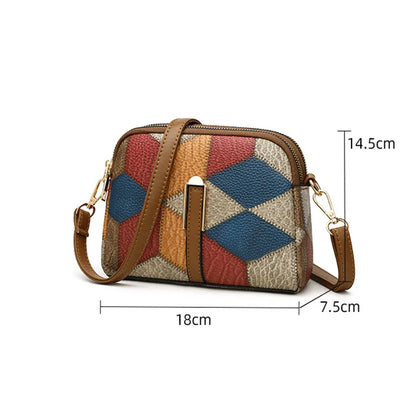 Yogodlns Luxury Designer Plaid Handbag - Chic Women's Messenger & Shoulder Bag