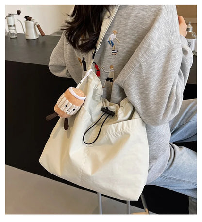 "2024 Fashion-Forward Nylon Shoulder Bag - Anti-Wrinkle, Lightweight, Large Capacity Crossbody Tote