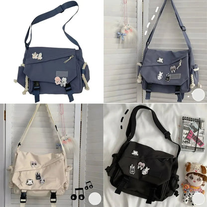 Stylish and Versatile Large Capacity Crossbody Bag for Teens