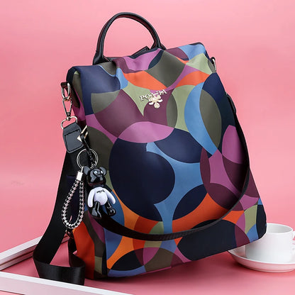 Stylish Oxford Cloth Backpack - Lightweight Shoulder Bag for Teen Girls & Women, Perfect for School & Travel