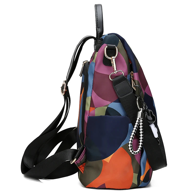 Stylish Oxford Cloth Backpack - Lightweight Shoulder Bag for Teen Girls & Women, Perfect for School & Travel