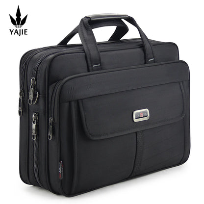 Bold Canvas Executive Briefcase - Waterproof 15.6" Laptop Bag with Large Capacity for the Modern Professional