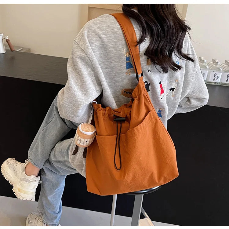 "2024 Fashion-Forward Nylon Shoulder Bag - Anti-Wrinkle, Lightweight, Large Capacity Crossbody Tote